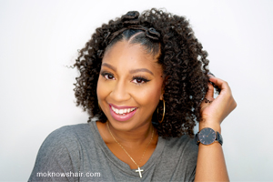 Courtney Danielle, "CurlsandCouture," is a beauty and lifestyle blogger at curlsandcouture.com.